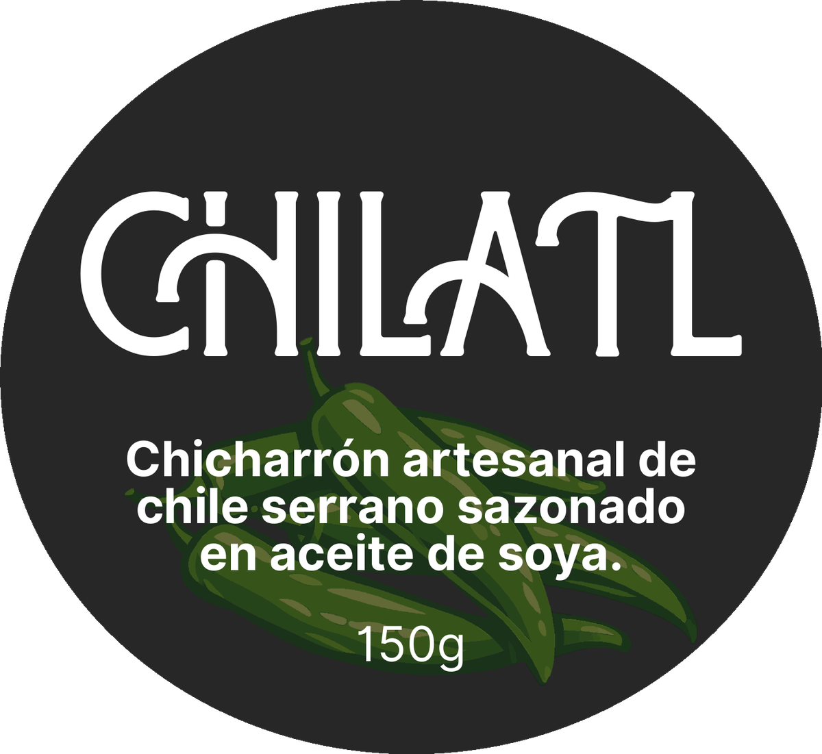 Logo del SKU Chicharrón artesanal de chile serrano Chilatl